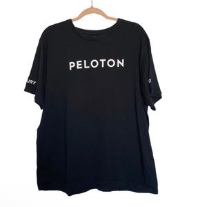 Peloton| 100% Cotton Century 100 Black Tshirt